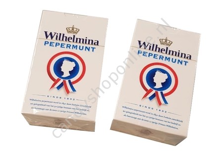 Wilhelmina pepermunt box 100gr. Duopack