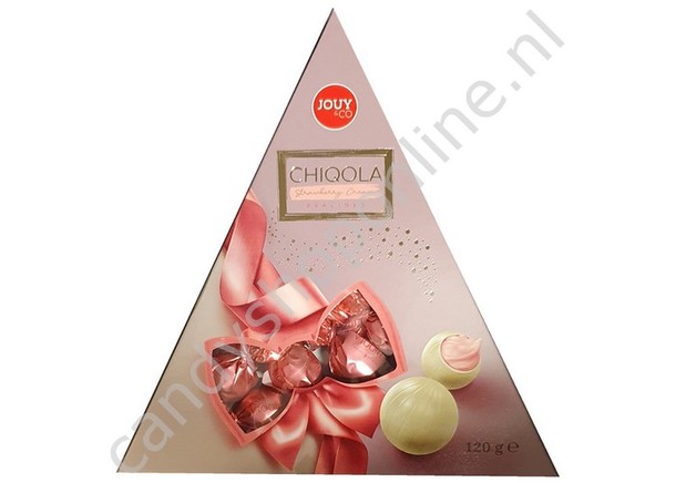 Jouy&co Chiqola Strawberry Cream Pralines 110 gram