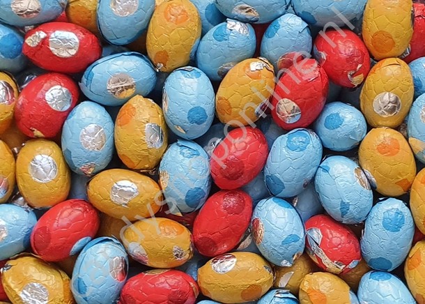 Massieve Eitjes Melk, Puur en Wit 350 gram