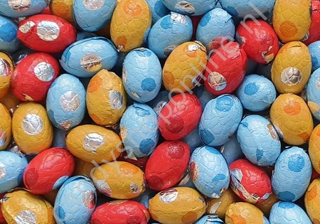 Massieve Eitjes Melk, Puur en Wit 350 gram