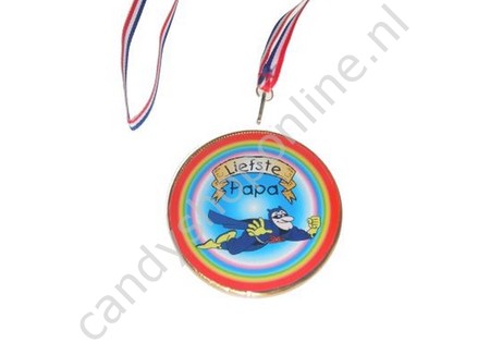 Chocolade Medaille Liefste Papa