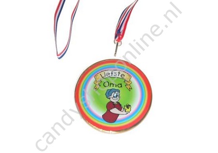 Chocolade Medaille Liefste Oma