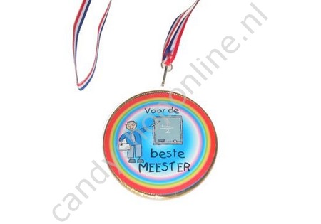 Chocolade Medaille Voor De Beste Meester