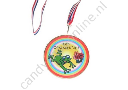 Chocolade Medaille Een Opkikkertje