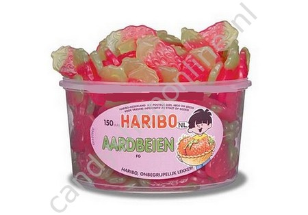 Haribo Silo Aardbeien Fruitgom 150st.