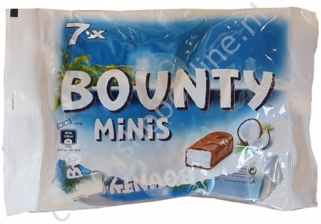 Bounty Mini's 206 gram 7pcs.