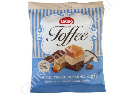 Liking Toffee Cocoa, Coconut, Hazelnut, Coffee 150 gram