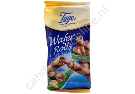 Tago Wafer Rolls with Nut cream 150gr.