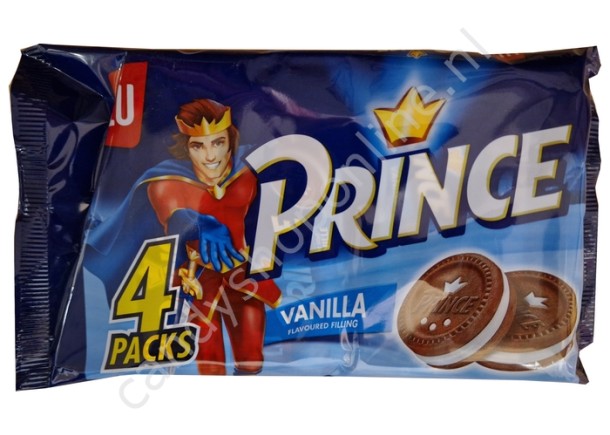 Lu Prince Bisquits Vanille 4x60 gram