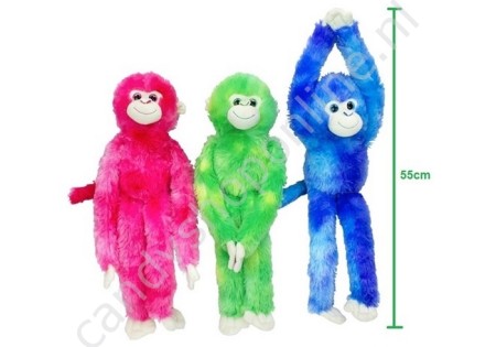 Pluche Hangaap 51cm. met snoepzak